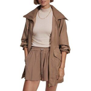 Varley Alison Jacket Taupe Stone Size Medium NWOT